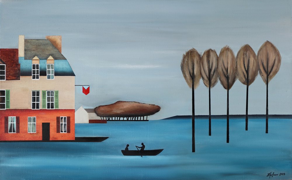 Barco a remos de Village Waterside de Alexander Trifonov