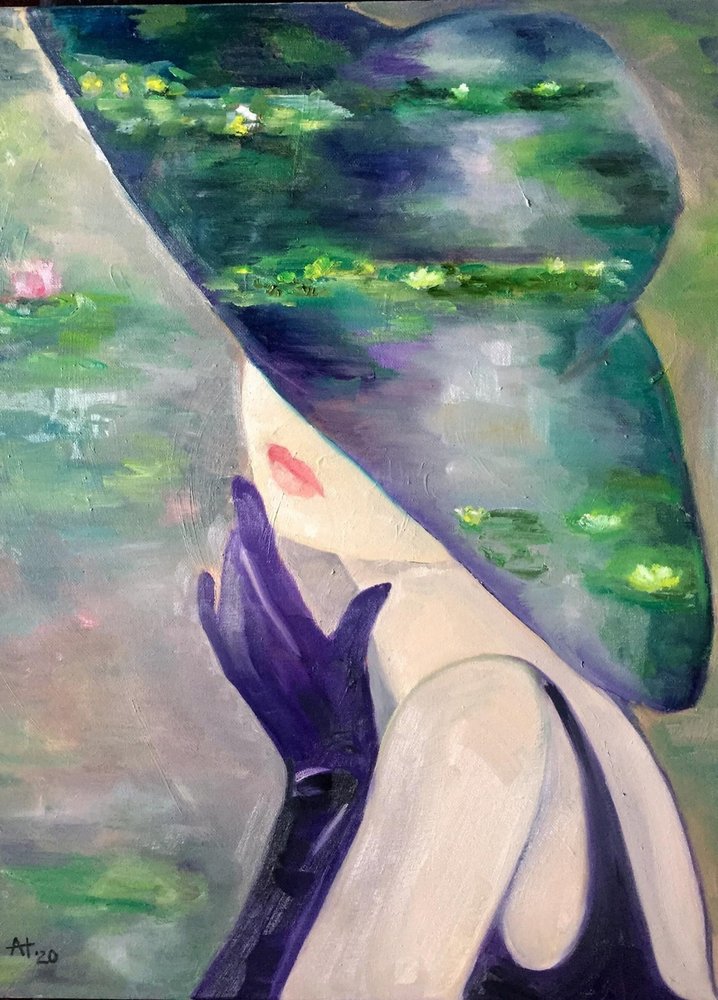 Reflexo de um lírio elegante de Alexandra Higgins