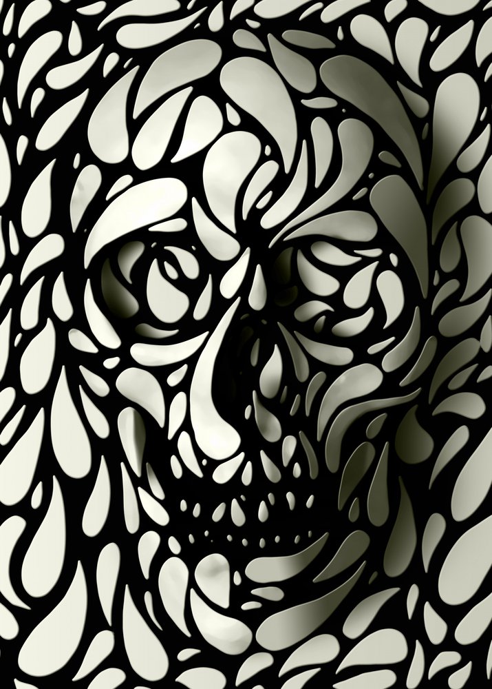 Formas de Crânio Sombrio de Ali Gulec