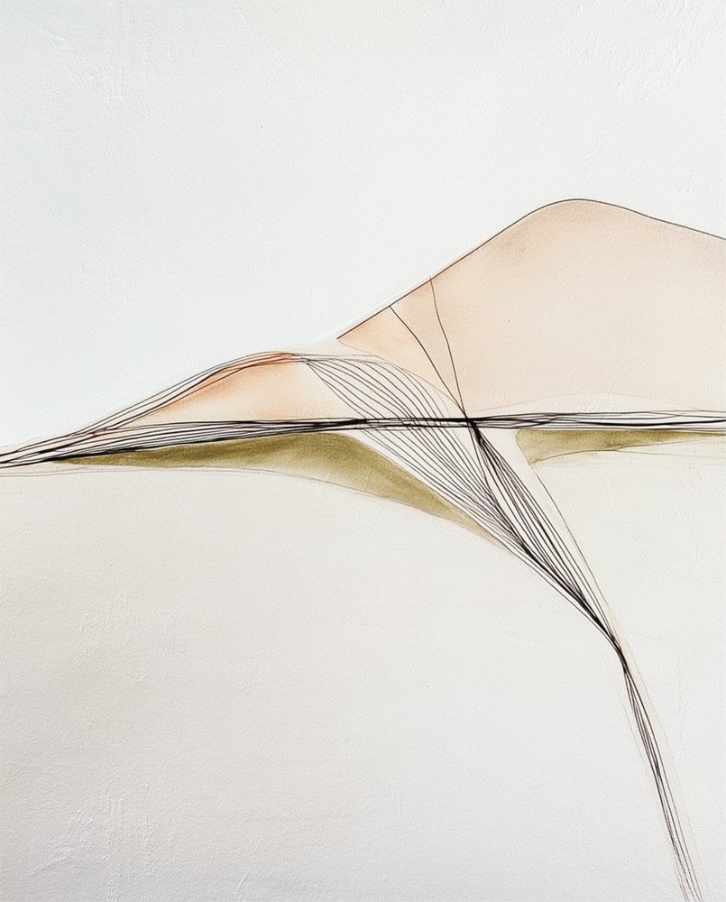 Paisagem abstrata em movimento de Alma