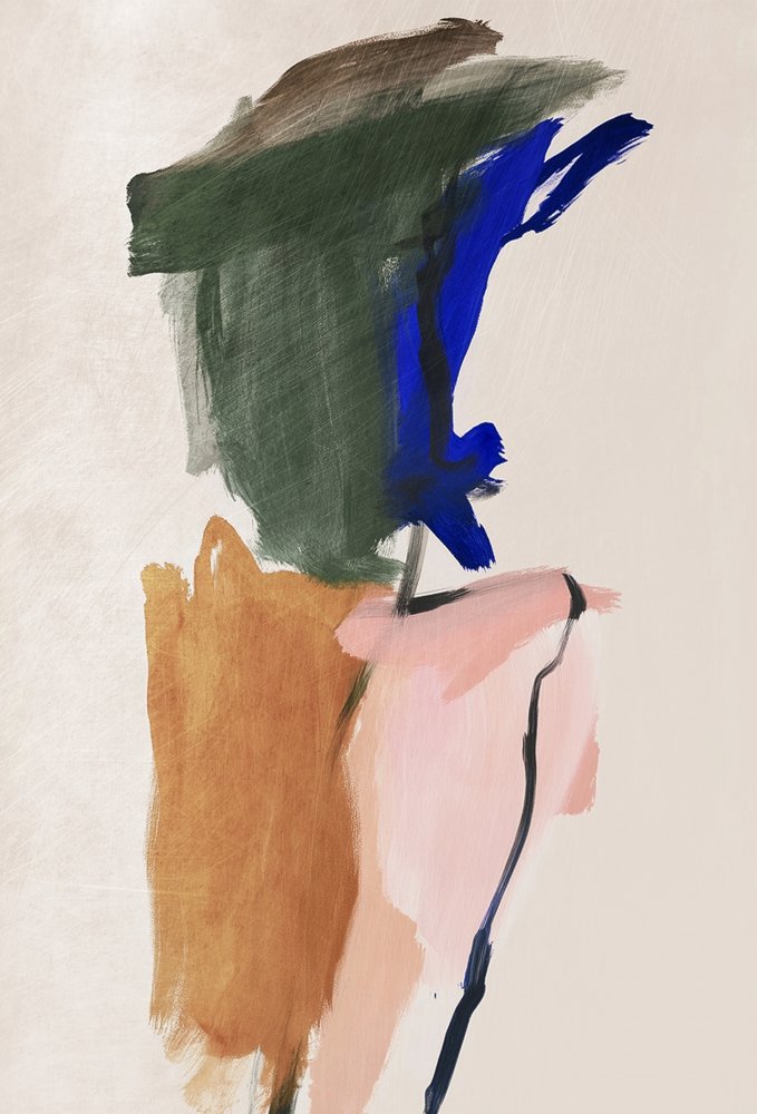 Formas abstratas e fluidas de Alma