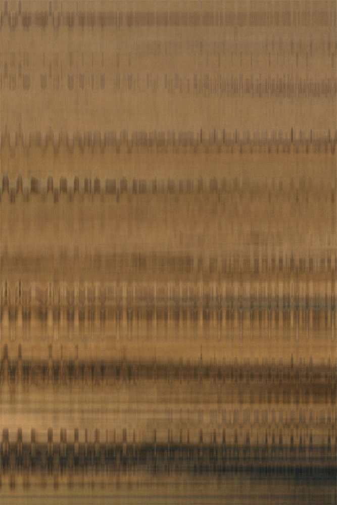 Obras abstratas sobre ondas horizontais de Alma