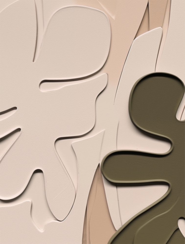 Folhas Orgânicas Abstratas de Alma