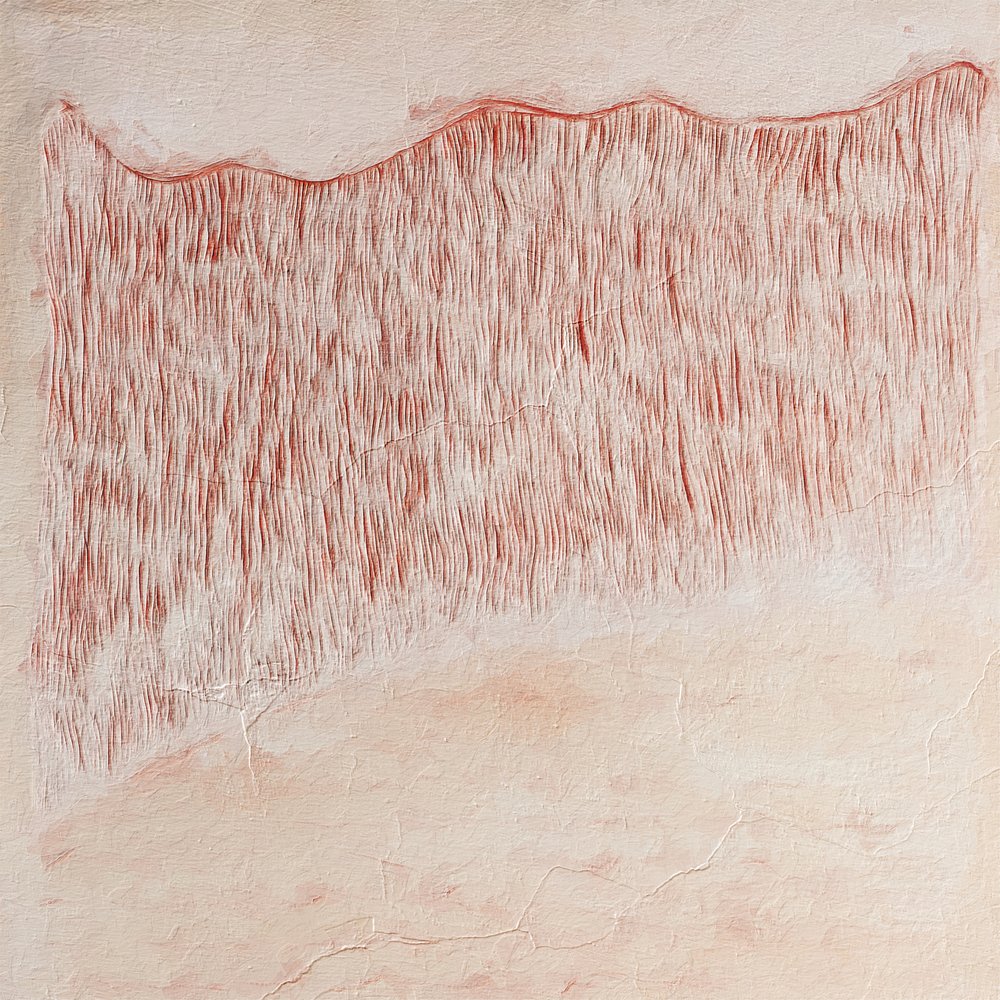 Fluxo Vermelho Abstrato de Alma