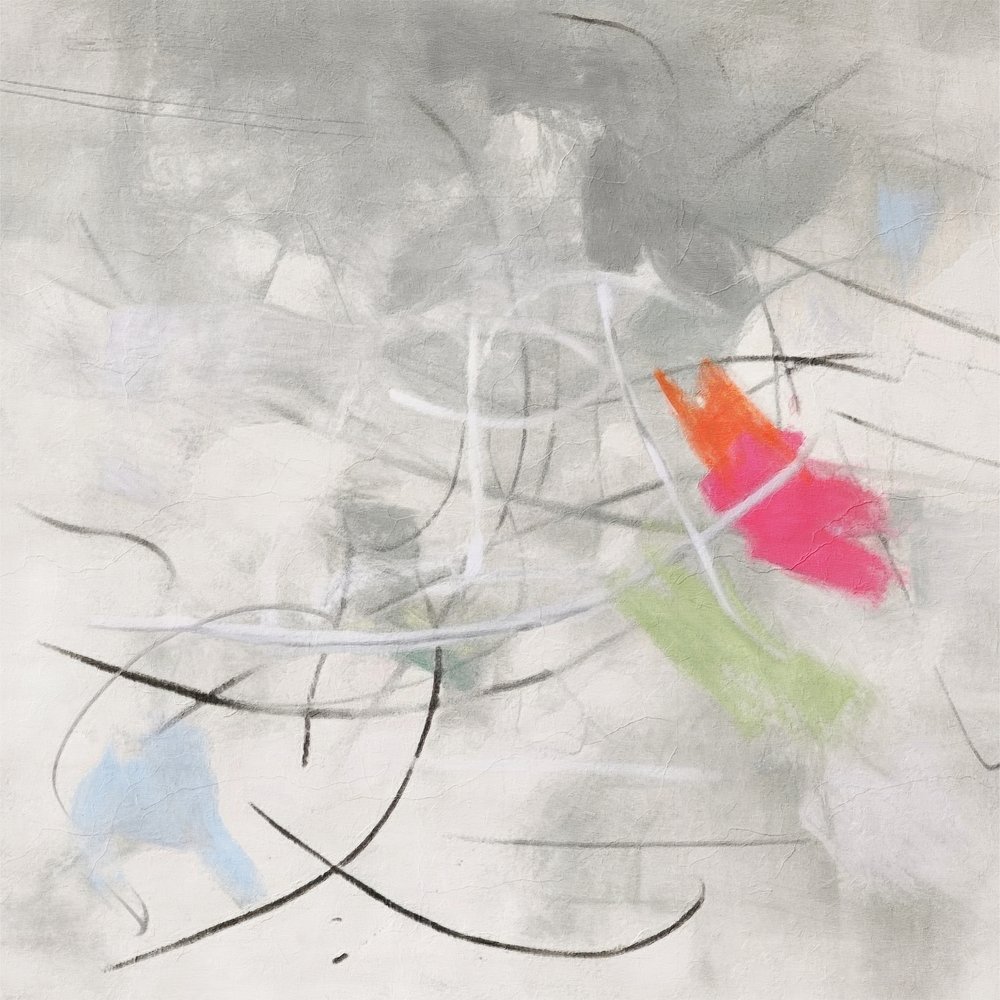 Fluxo abstrato colorido de Alma