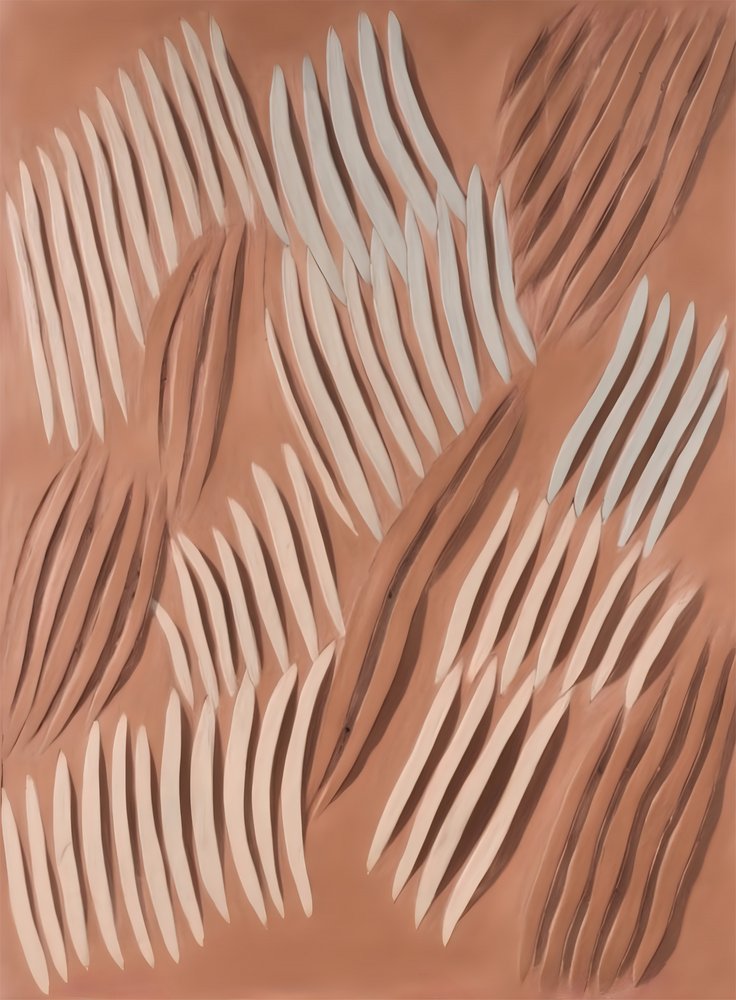 Formas orgânicas com um toque rústico de Alma