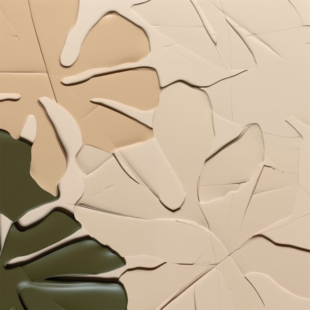 Formas fluidas com textura suave de Alma