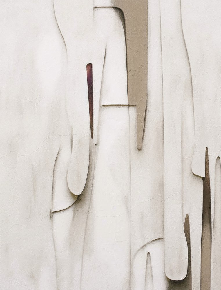 Formas abstratas em camadas de Alma