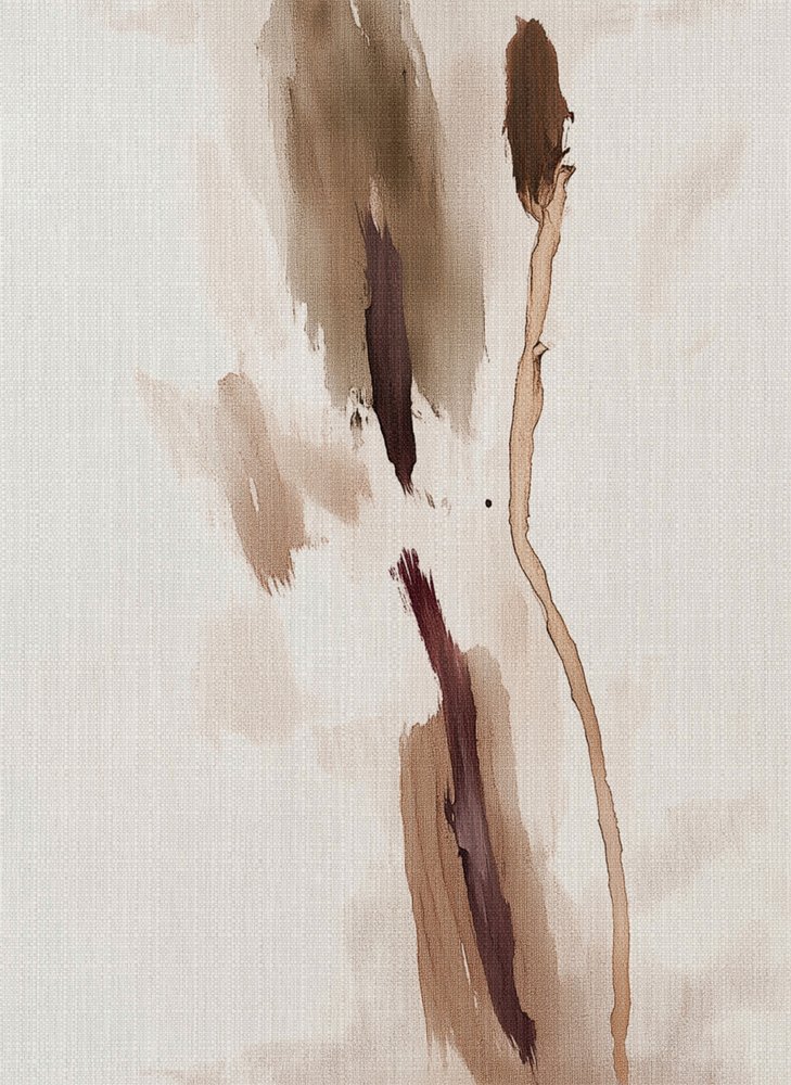 Traços castanhos orgânicos de Alma