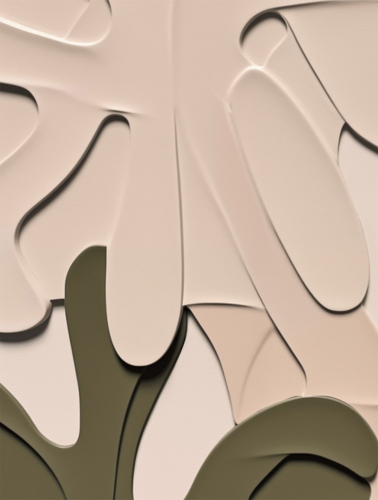 Formas orgânicas em camadas de Alma