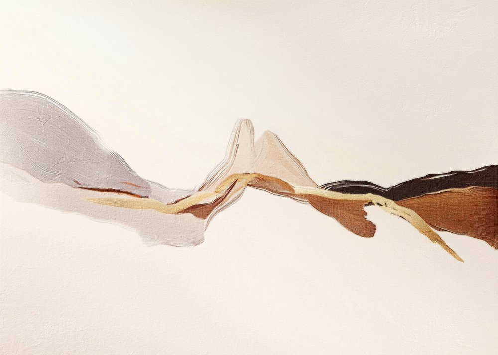 Fluxo abstrato sereno de Alma