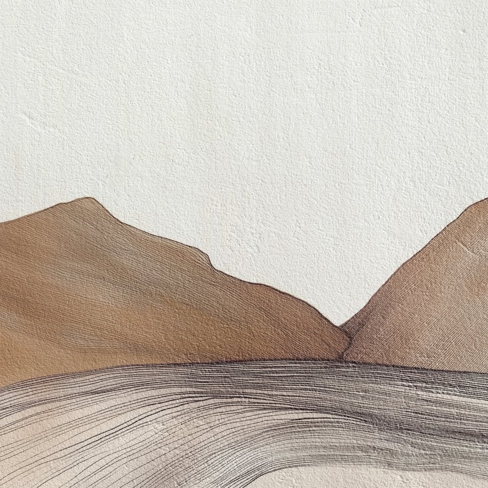 Águas serenas da montanha de Alma