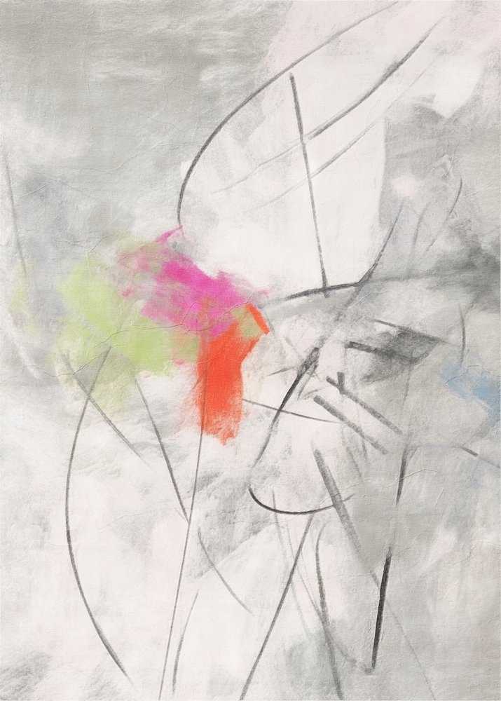 Pinceladas abstratas vibrantes de Alma