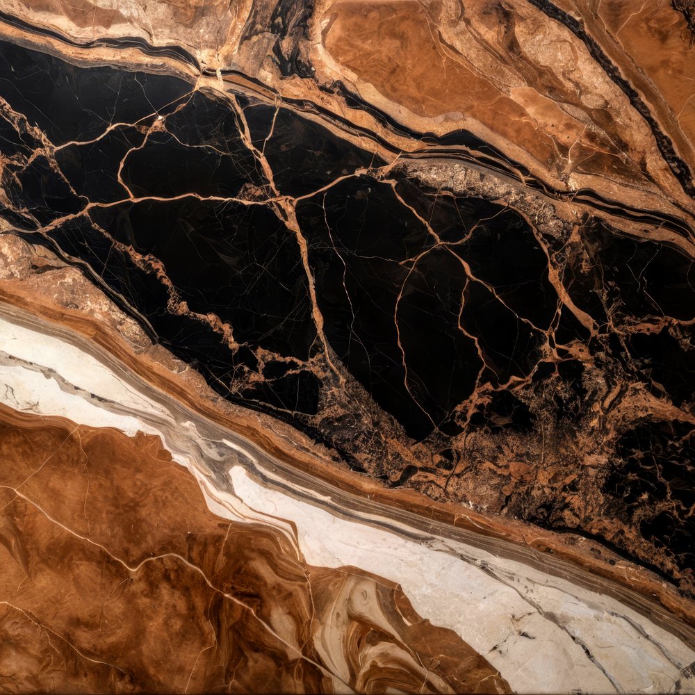 Fluxo de Mármore Black Gold de Alpenglow Workshop