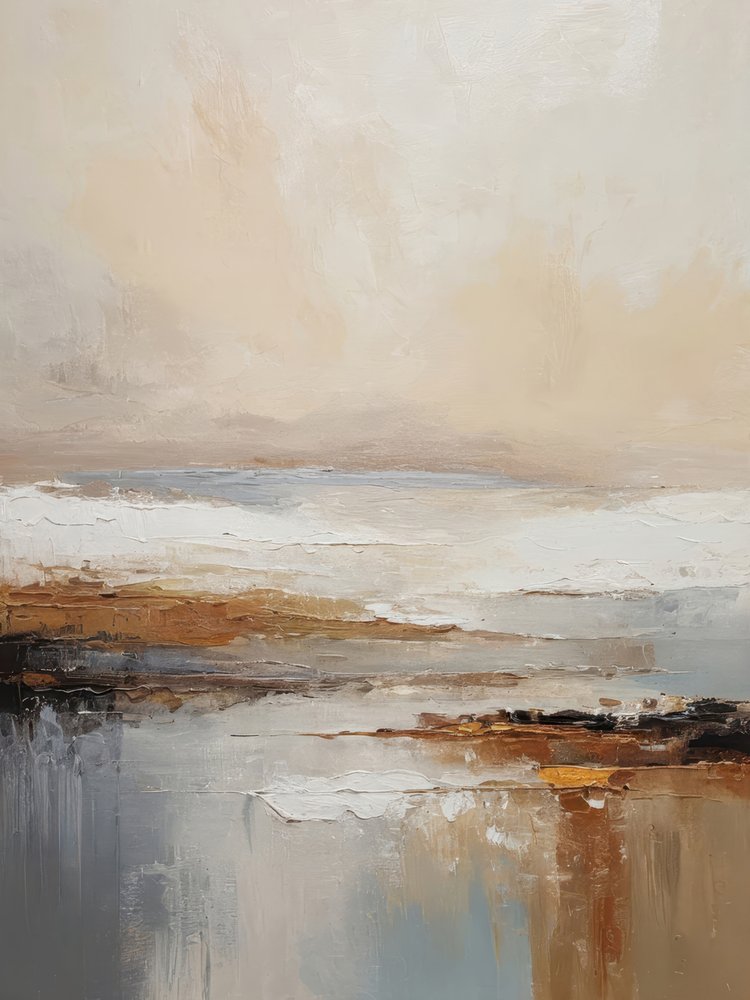 Horizonte abstrato e sereno de Alpenglow Workshop