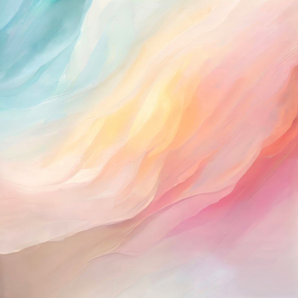 Abstrato em tons pastel de sonho de Alpenglow Workshop