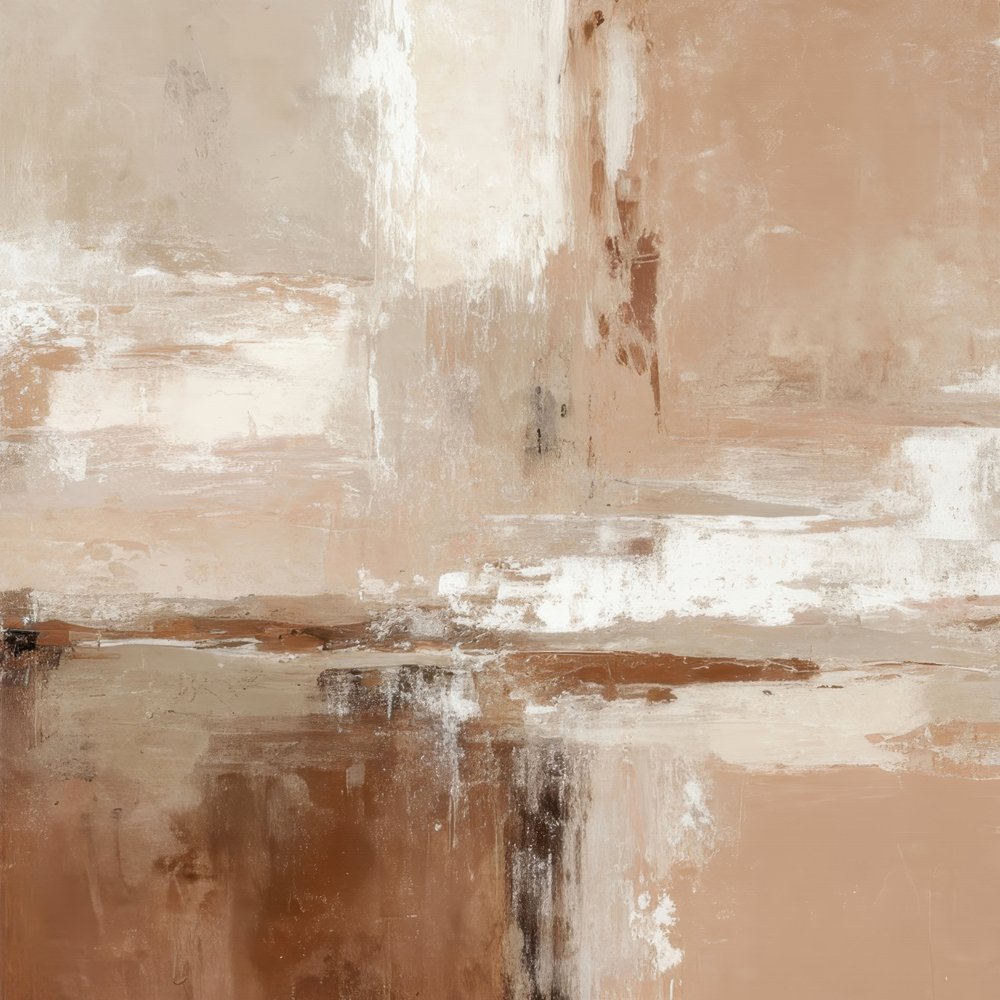 Camadas abstratas com tons terrosos de Alpenglow Workshop