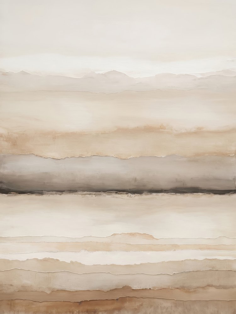 Abstrato em camadas com tons terrosos de Alpenglow Workshop