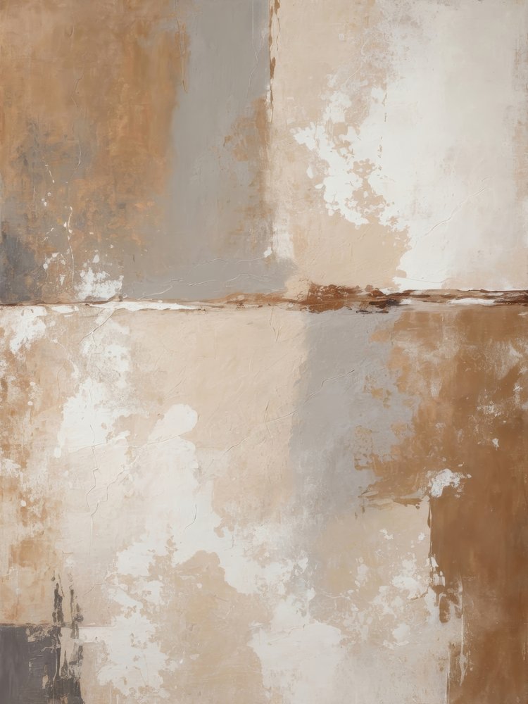 Texturas abstratas em tons neutros terrosos de Alpenglow Workshop