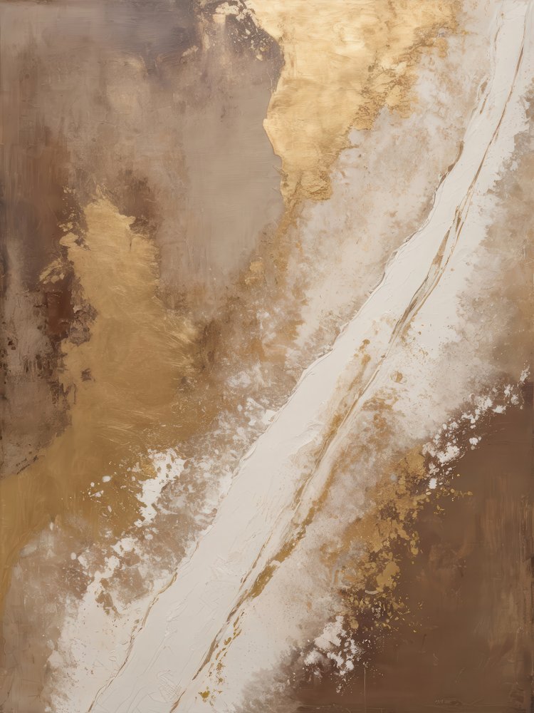 Fluxo Abstrato Dourado de Alpenglow Workshop