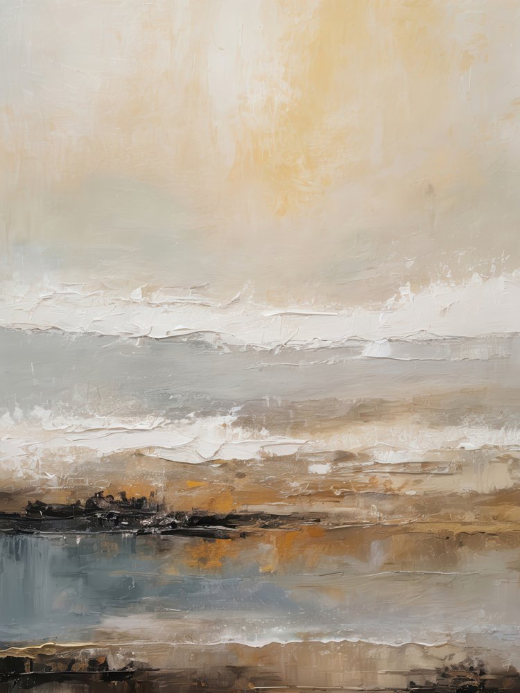 Horizonte abstrato sereno de Alpenglow Workshop