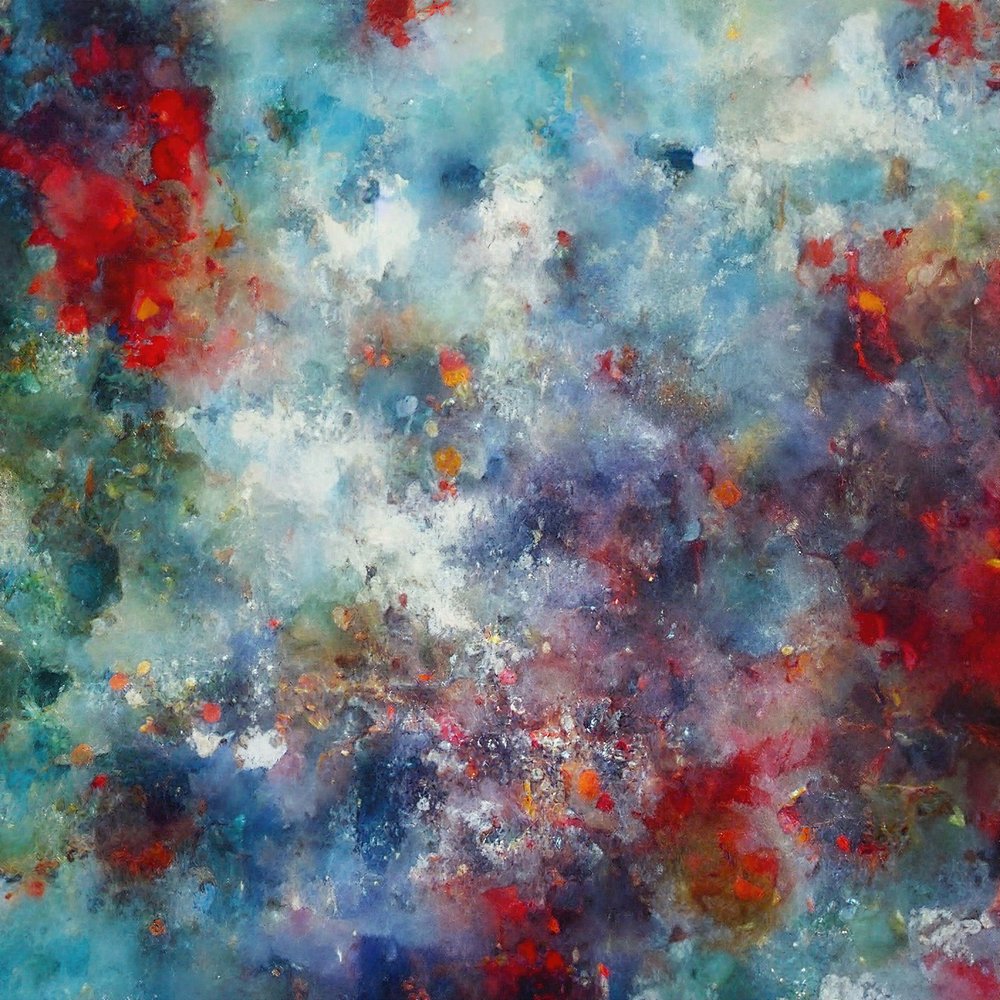 Explosão abstrata vibrante de Alpenglow Workshop
