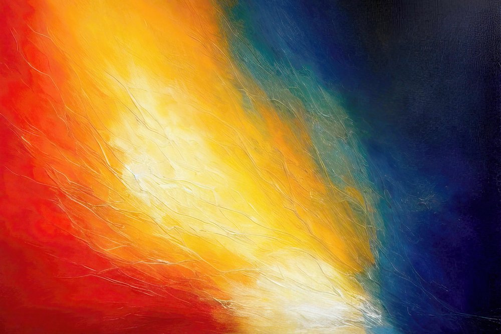 Explosão de cores abstratas vibrantes de Alpenglow Workshop
