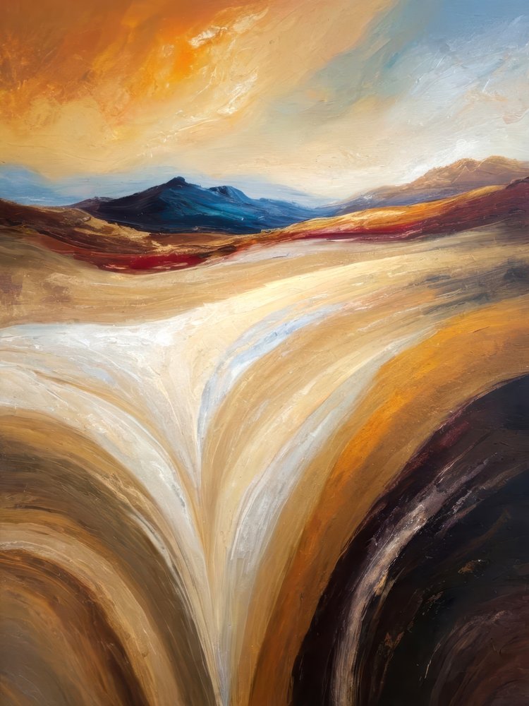 Fluxo vibrante do deserto de Alpenglow Workshop