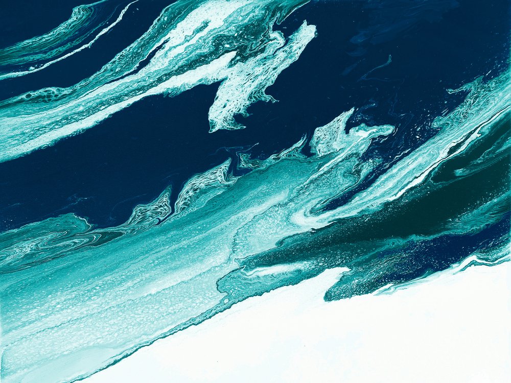 Onda do mar abstrata de Alyson Storms