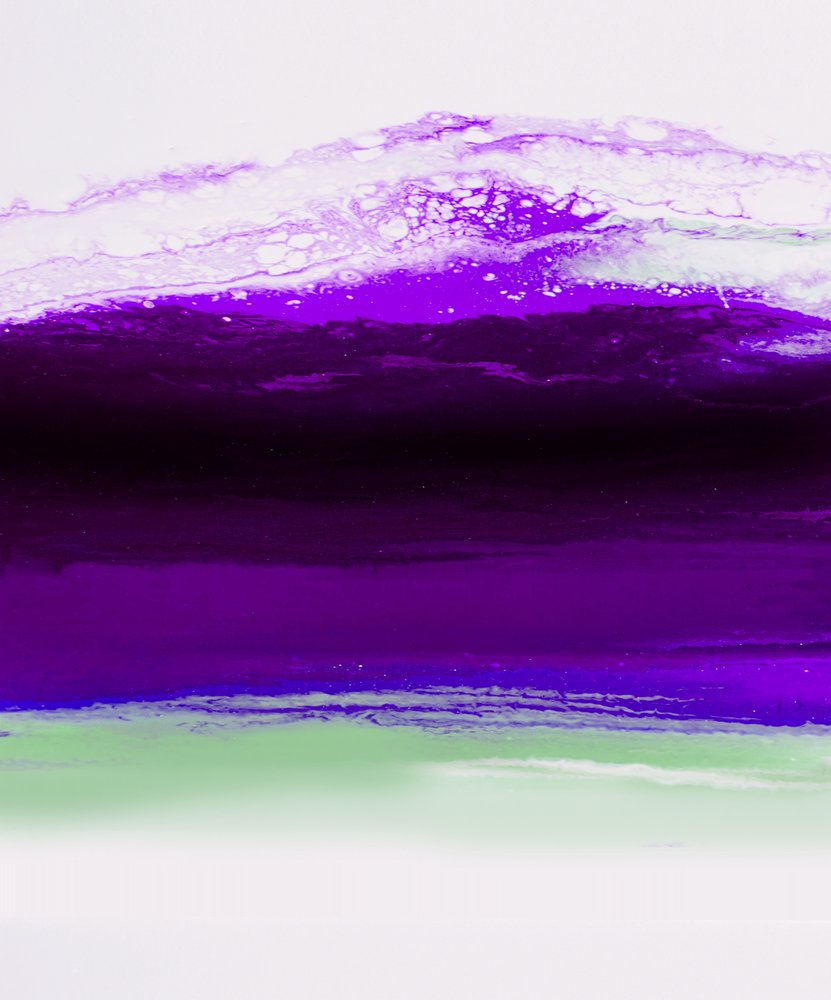 Paisagem abstrata em tons de roxo de Alyson Storms