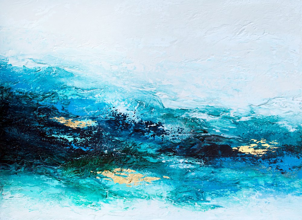 Ondas douradas do oceano de Alyson Storms