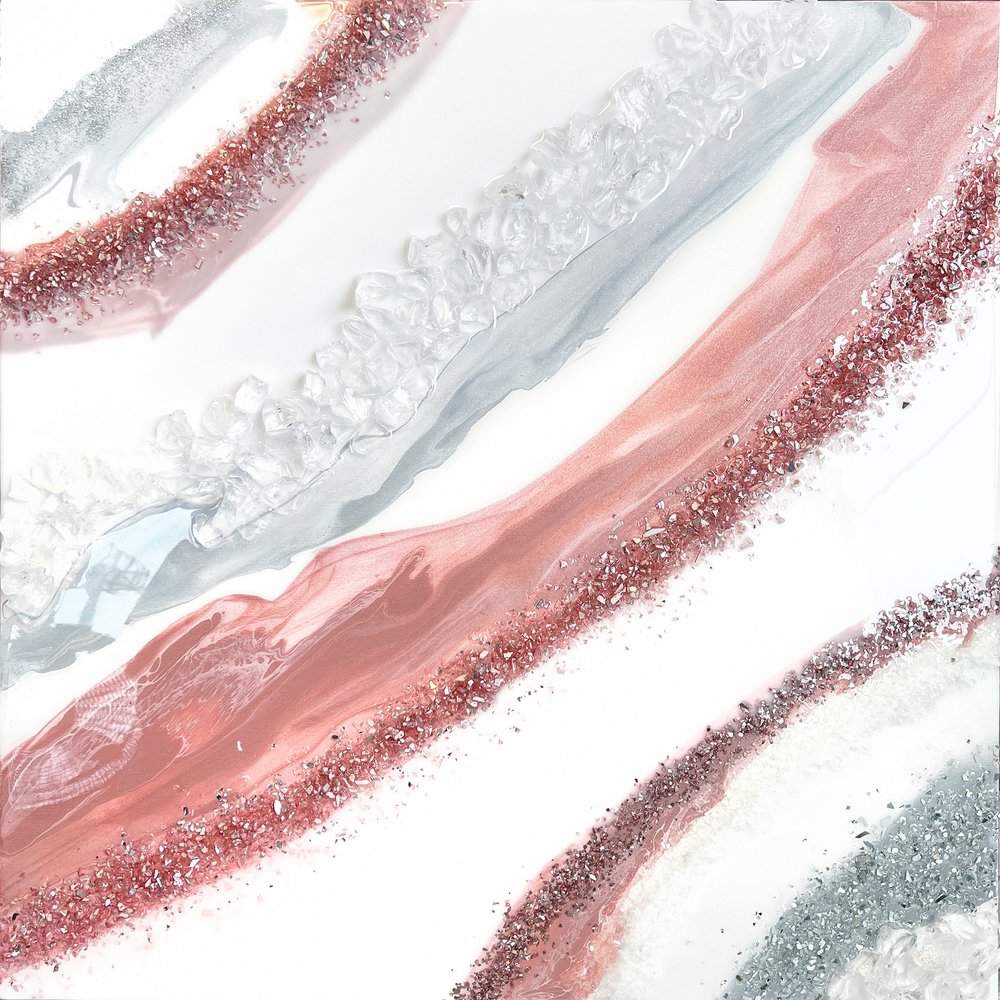 Fluxo de Geoda em Ouro-rosa de Alyson Storms