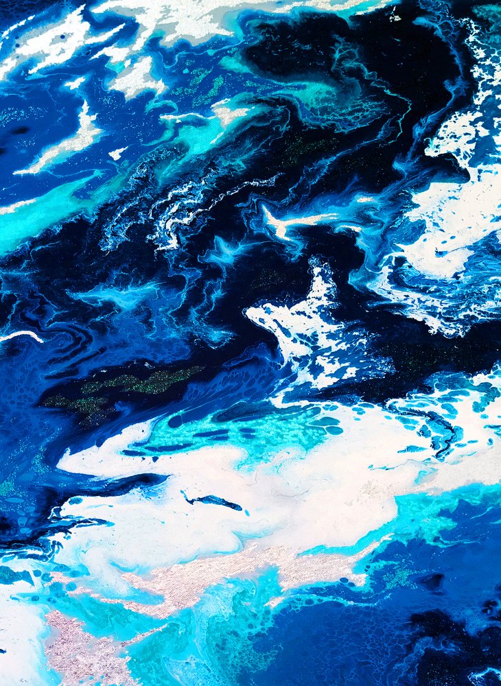 Ondas azuis cintilantes de Alyson Storms