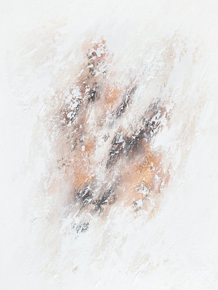 Fluxo abstrato dourado texturado de Alyson Storms