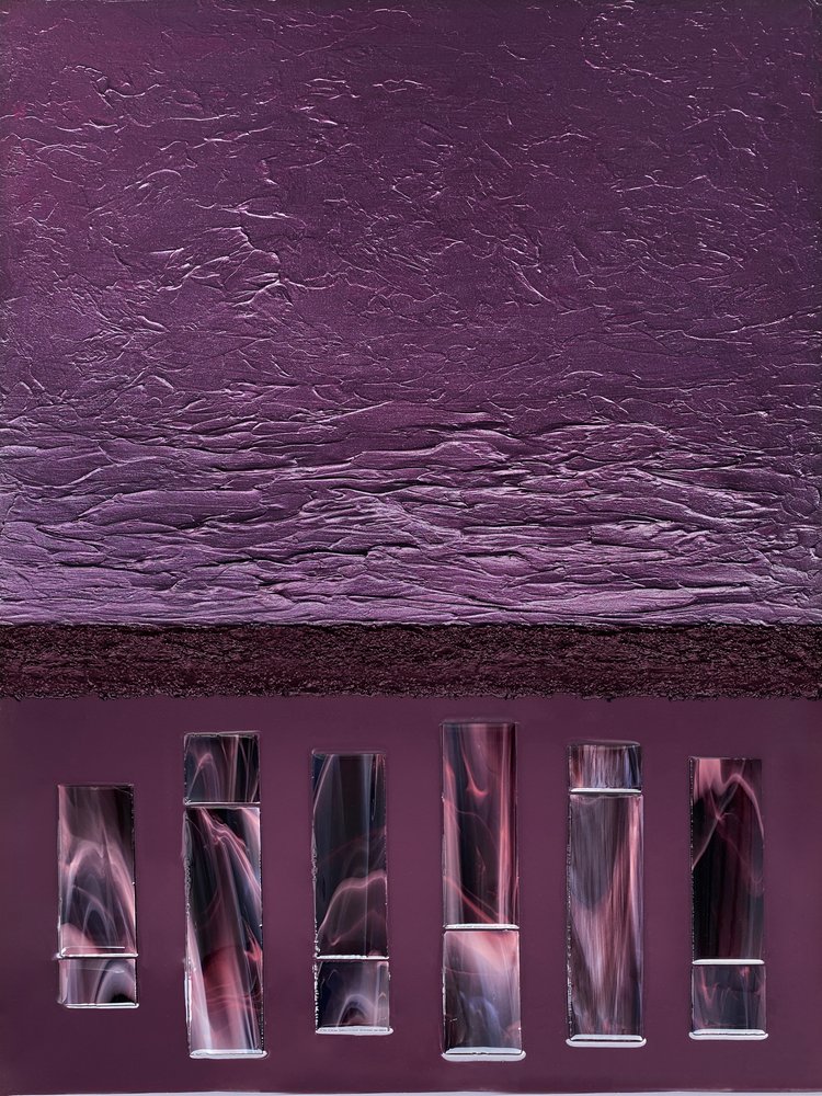 Cilindros roxos texturados de Alyson Storms