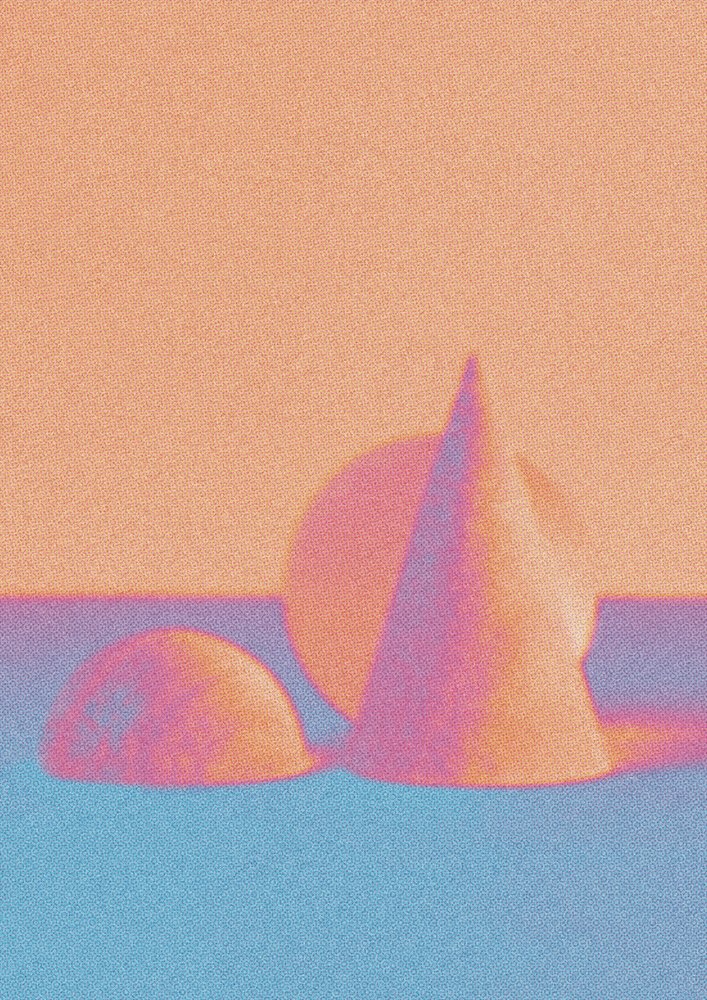 Formas geométricas oníricas de Amy Louise Baker