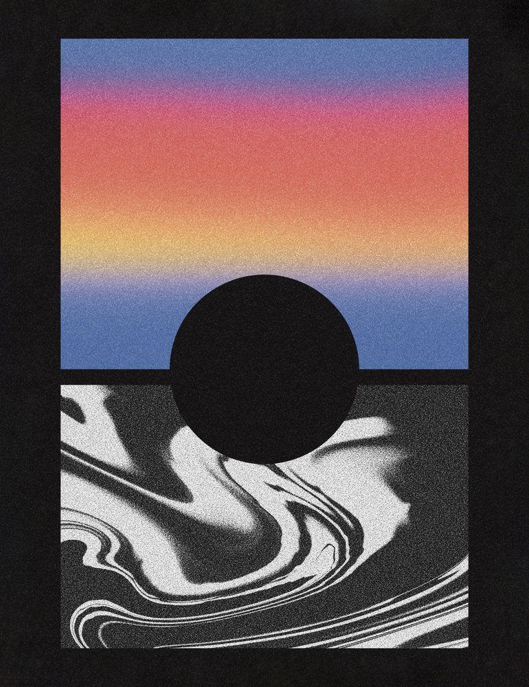 Gradiente do eclipse solar de Amy Louise Baker