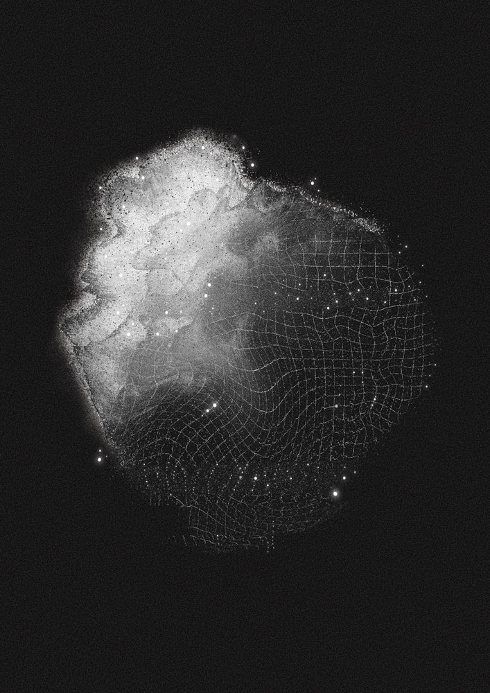 Rede Nebulosa Estrelada de Amy Louise Baker