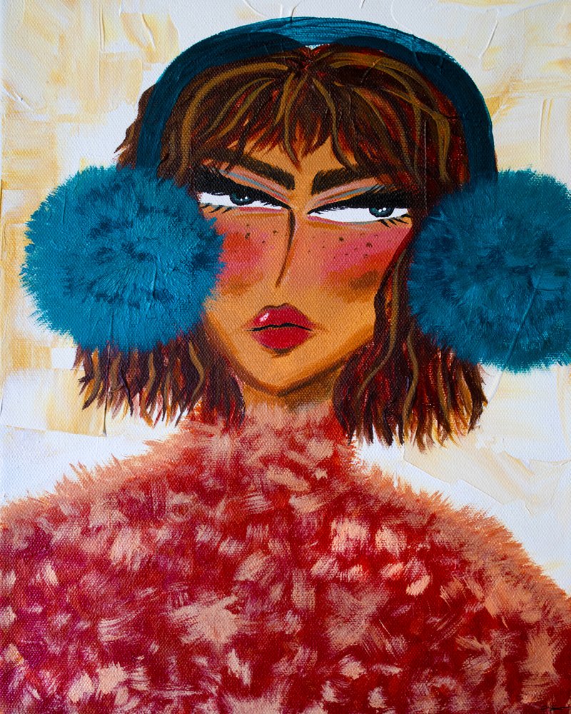 Retrato das orelheiras «Sassy» de Amy Straley