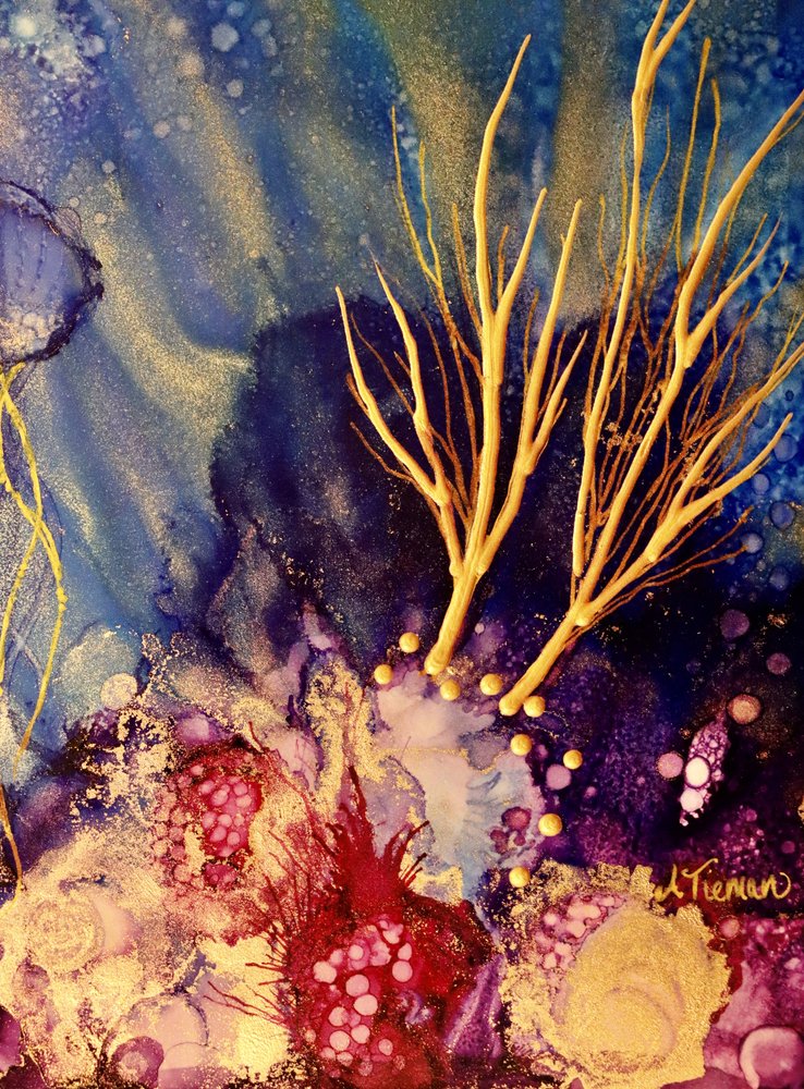 Oceano Dourado Fluido de Amy Tieman