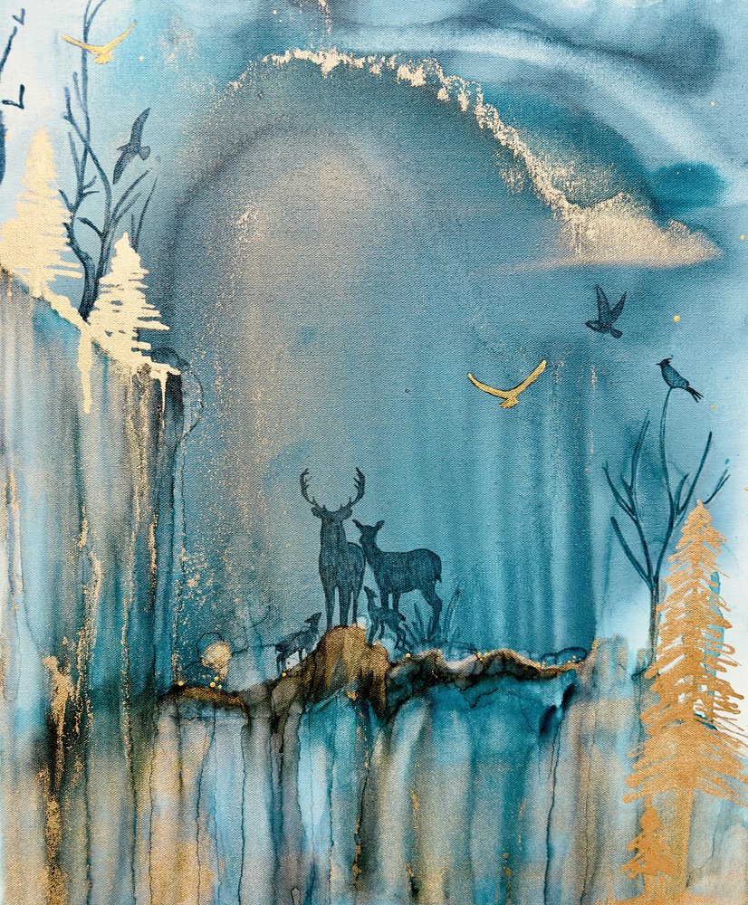 A Família dos Veados da Floresta Mágica de Amy Tieman