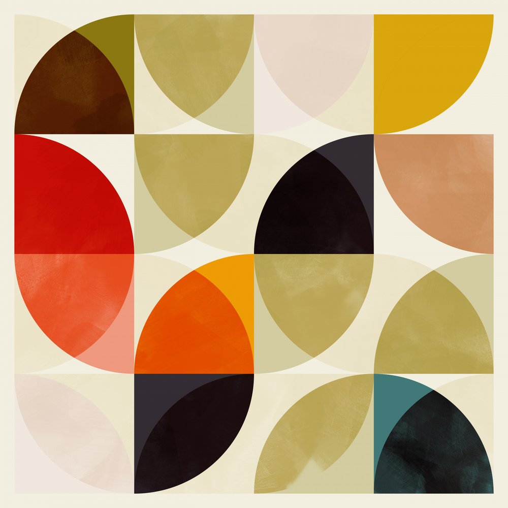 Círculos, 19 de novembro  Círculos bege entrelaçados de Ana Rut Bre