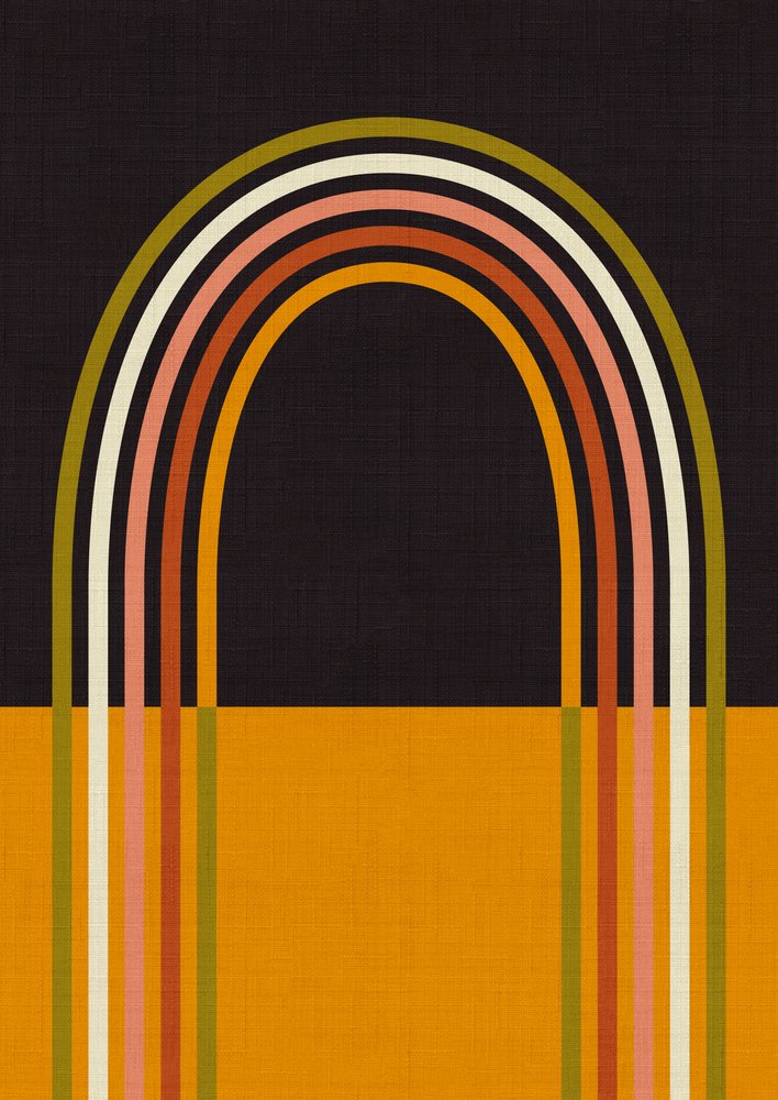 Geo Shapes Outono 2021 Arco-íris de Ana Rut Bre