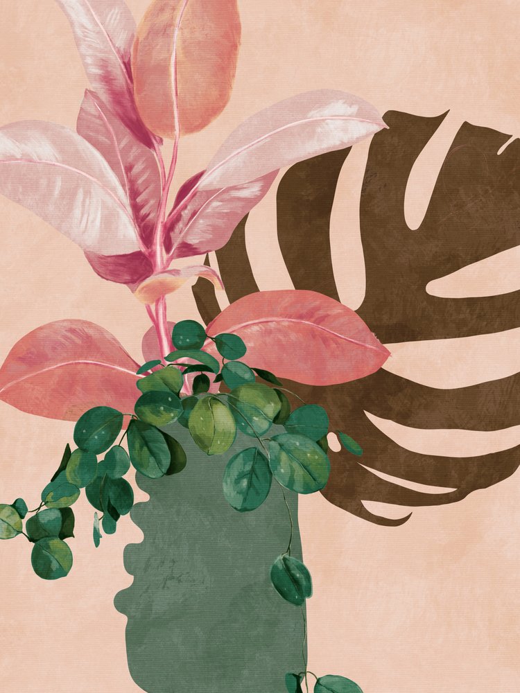 Folhas Mais 6 Rosa de Ana Rut Bre