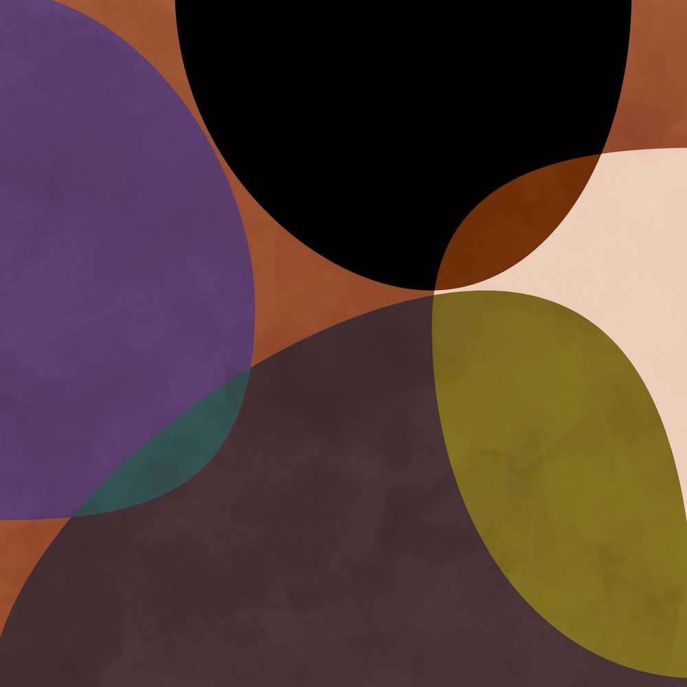 Círculos médios em terracota, Blck2 de Ana Rut Bre