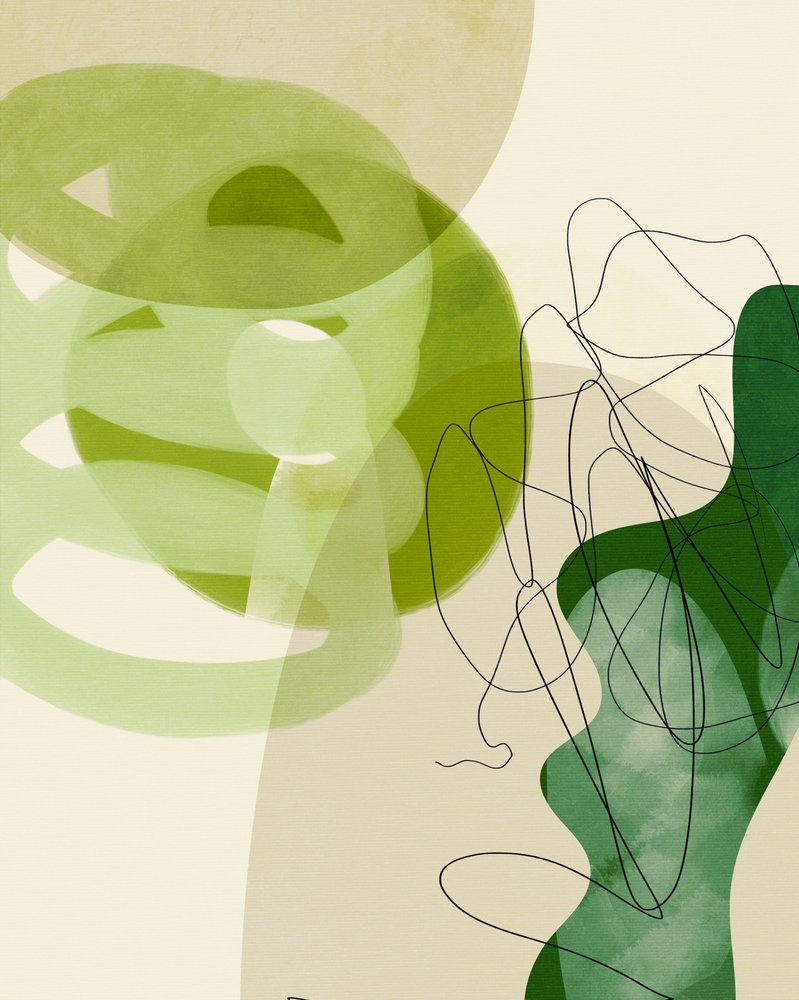 Linhas pintadas Verde Castanho 3 Cópias de Ana Rut Bre