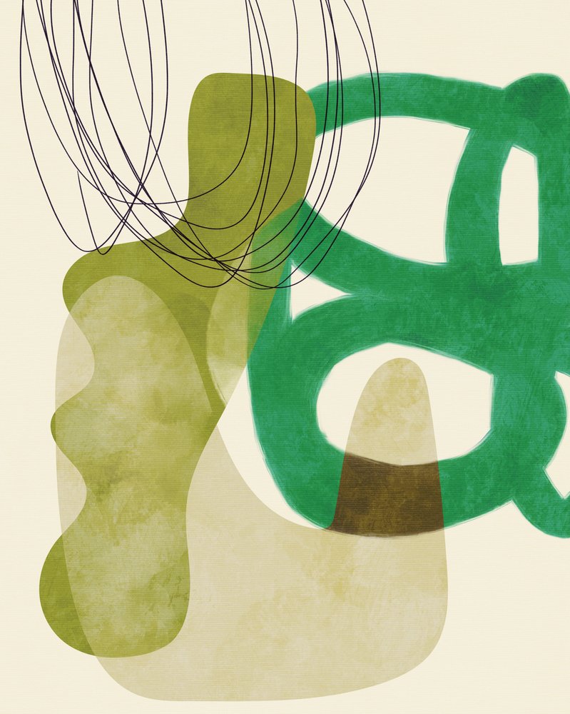 Linhas pintadas Verde Castanho Cópia de Ana Rut Bre