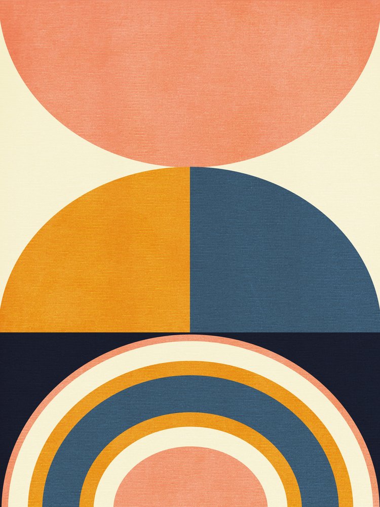 Formas Rainbow Plus  Azul Mostarda 10 de Ana Rut Bre