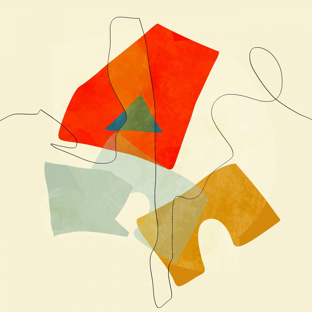 Formas e linhas 4 de Ana Rut Bre