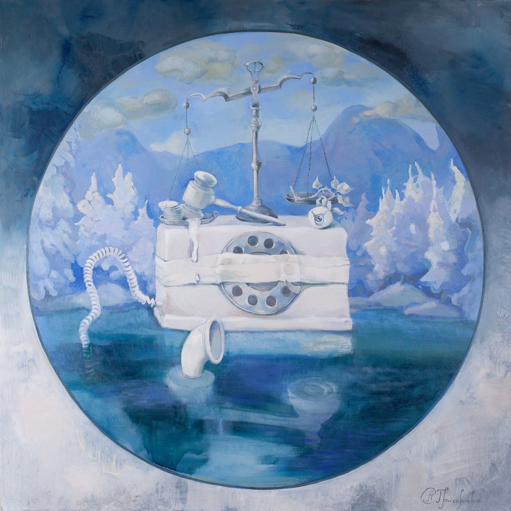 Equilíbrio da Justiça no Inverno de Anastasiia Grygorieva